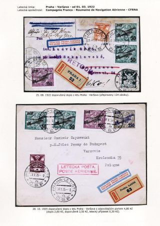 ČESKOSLOVENSKÁ LETECKÁ POŠTA (1922-1931) – list 19