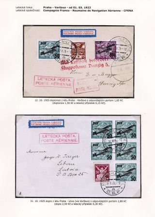 ČESKOSLOVENSKÁ LETECKÁ POŠTA (1922-1931) – list 20