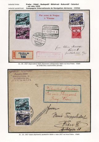 ČESKOSLOVENSKÁ LETECKÁ POŠTA (1922-1931) – list 25