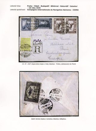 ČESKOSLOVENSKÁ LETECKÁ POŠTA (1922-1931) – list 38