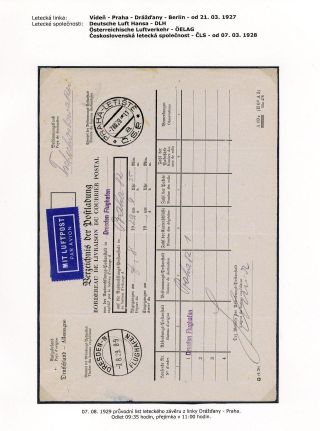 ČESKOSLOVENSKÁ LETECKÁ POŠTA (1922-1931) – list 44