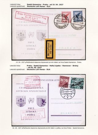 ČESKOSLOVENSKÁ LETECKÁ POŠTA (1922-1931) – list 57