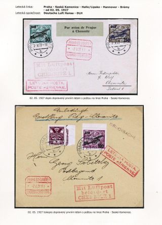 ČESKOSLOVENSKÁ LETECKÁ POŠTA (1922-1931) – list 58