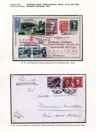 LUFTPOST TSCHECHOSLOWAKEI (1922-1931) – Blatt 69