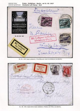 LUFTPOST TSCHECHOSLOWAKEI (1922-1931) – Blatt 76