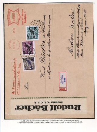 LUFTPOST TSCHECHOSLOWAKEI (1922-1931) – Blatt 77