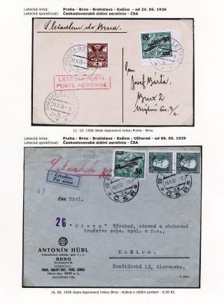 LUFTPOST TSCHECHOSLOWAKEI (1922-1931) – Blatt 89