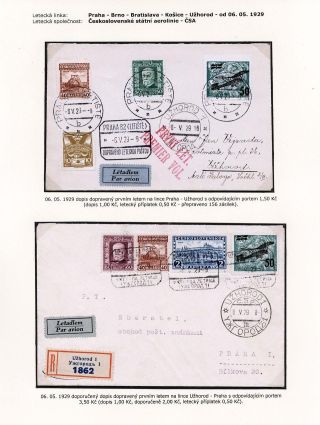 LUFTPOST TSCHECHOSLOWAKEI (1922-1931) – Blatt 92