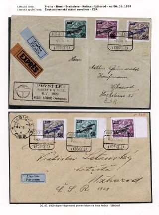 LUFTPOST TSCHECHOSLOWAKEI (1922-1931) – Blatt 94