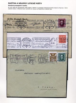 LUFTPOST TSCHECHOSLOWAKEI (1922-1931) – Blatt 113
