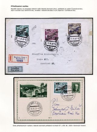 LUFTPOST TSCHECHOSLOWAKEI (1922-1931) – Blatt 114