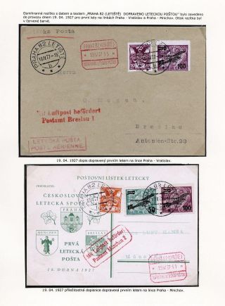 LUFTPOST TSCHECHOSLOWAKEI (1922-1931) – Blatt 116