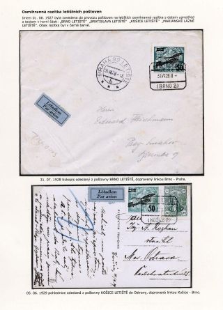 LUFTPOST TSCHECHOSLOWAKEI (1922-1931) – Blatt 117
