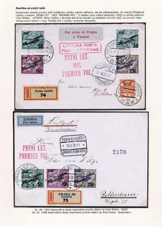 LUFTPOST TSCHECHOSLOWAKEI (1922-1931) – Blatt 120
