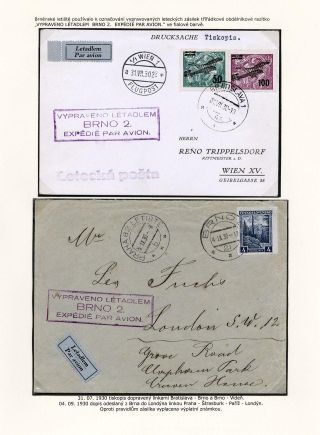 LUFTPOST TSCHECHOSLOWAKEI (1922-1931) – Blatt 126