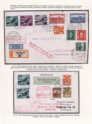 LUFTPOST TSCHECHOSLOWAKEI (1922-1931) – Blatt 127