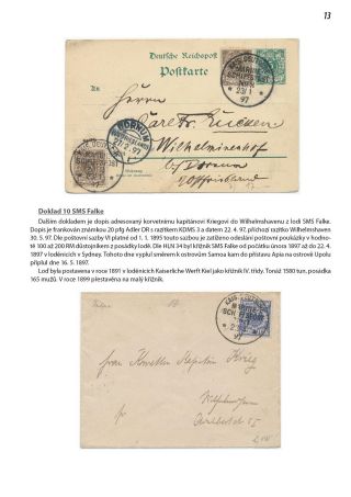 BEGINNINGS OF THE GERMAN MARINE FIELDPOST 1895-1914 – sheet 14