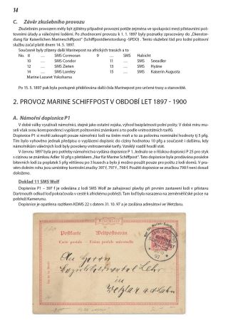 BEGINNINGS OF THE GERMAN MARINE FIELDPOST 1895-1914 – sheet 15