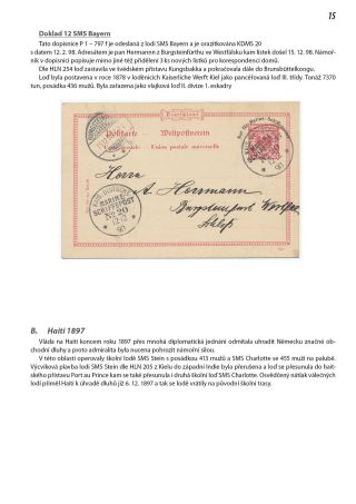 BEGINNINGS OF THE GERMAN MARINE FIELDPOST 1895-1914 – sheet 16