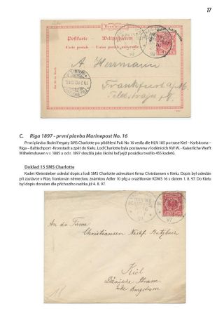 ANFÄNGE DES DEUTSCHE MARINE FELDPOST 1895-1914 – Blatt 18