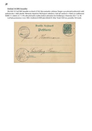 ANFÄNGE DES DEUTSCHE MARINE FELDPOST 1895-1914 – Blatt 21