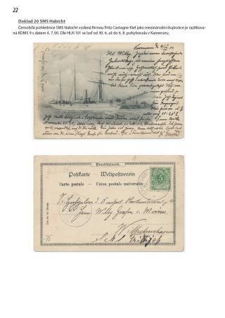 ANFÄNGE DES DEUTSCHE MARINE FELDPOST 1895-1914 – Blatt 23