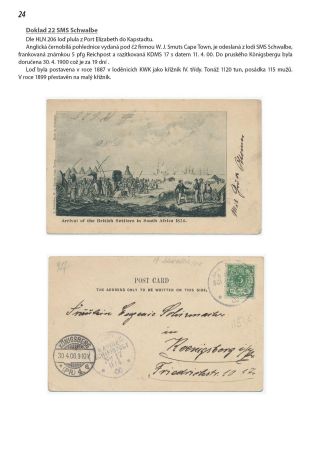 ANFÄNGE DES DEUTSCHE MARINE FELDPOST 1895-1914 – Blatt 25