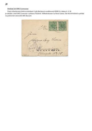 ANFÄNGE DES DEUTSCHE MARINE FELDPOST 1895-1914 – Blatt 29