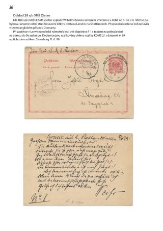 ANFÄNGE DES DEUTSCHE MARINE FELDPOST 1895-1914 – Blatt 31