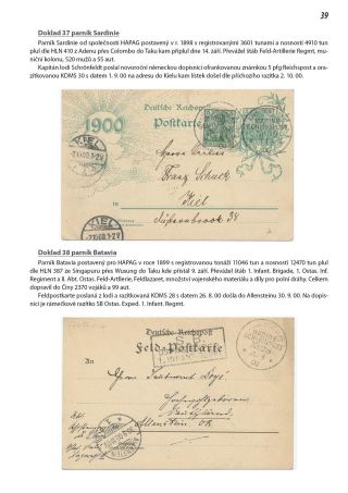 ANFÄNGE DES DEUTSCHE MARINE FELDPOST 1895-1914 – Blatt 40