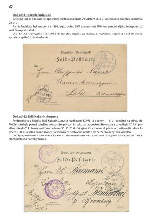 ANFÄNGE DES DEUTSCHE MARINE FELDPOST 1895-1914 – Blatt 43