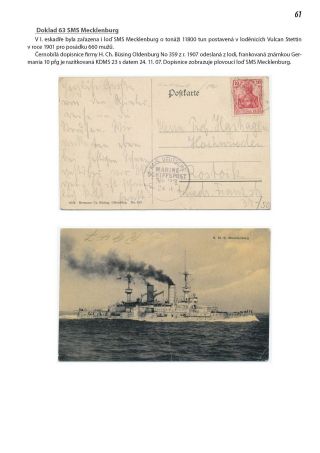 ANFÄNGE DES DEUTSCHE MARINE FELDPOST 1895-1914 – Blatt 62