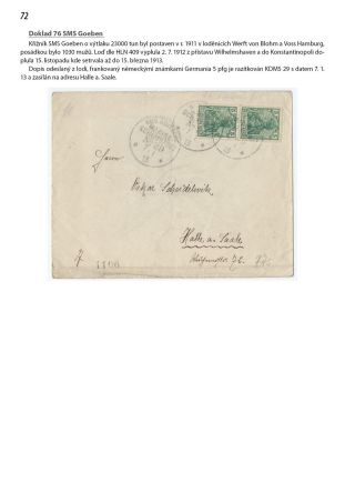 ANFÄNGE DES DEUTSCHE MARINE FELDPOST 1895-1914 – Blatt 73