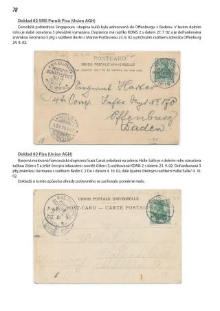 ANFÄNGE DES DEUTSCHE MARINE FELDPOST 1895-1914 – Blatt 79