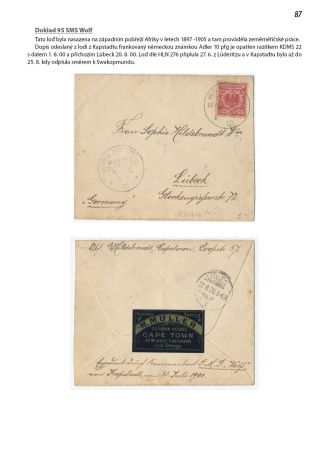 ANFÄNGE DES DEUTSCHE MARINE FELDPOST 1895-1914 – Blatt 88