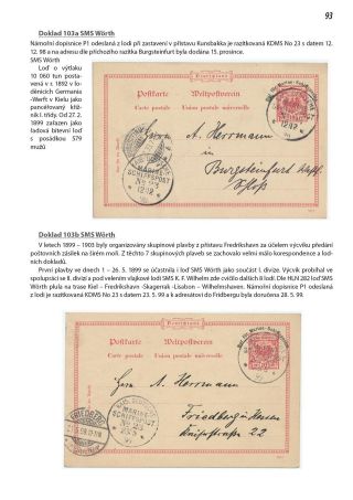 ANFÄNGE DES DEUTSCHE MARINE FELDPOST 1895-1914 – Blatt 94