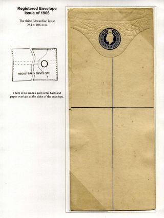 INDIAN REGISTRATION ENVELOPES OF EDWARD VII – sheet 8