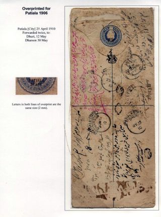 INDIAN REGISTRATION ENVELOPES OF EDWARD VII – sheet 10