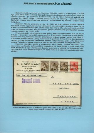 VERFOLGUNG DES JÜDISCHES VOLKERS IN DAS PROTEKTORAT BÖHMEN UND MÄHRED UND DIE THERESIENTADT GHETTO IN POSTDOKUMENTEN – Blatt 7