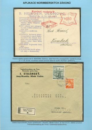 VERFOLGUNG DES JÜDISCHES VOLKERS IN DAS PROTEKTORAT BÖHMEN UND MÄHRED UND DIE THERESIENTADT GHETTO IN POSTDOKUMENTEN – Blatt 11