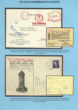 VERFOLGUNG DES JÜDISCHES VOLKERS IN DAS PROTEKTORAT BÖHMEN UND MÄHRED UND DIE THERESIENTADT GHETTO IN POSTDOKUMENTEN – Blatt 12