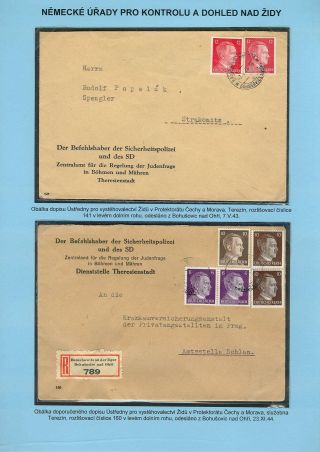 PERZEKUCE ŽIDOVSKÉHO NÁRODA V PROTEKTORÁTU ČECHY A MORAVA A GHETO TEREZÍN V POŠTOVNÍCH DOKUMENTECH – list 18