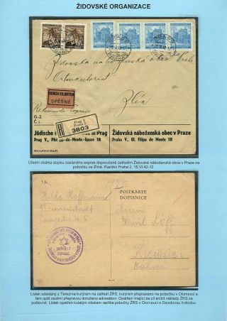 PERZEKUCE ŽIDOVSKÉHO NÁRODA V PROTEKTORÁTU ČECHY A MORAVA A GHETO TEREZÍN V POŠTOVNÍCH DOKUMENTECH – list 21
