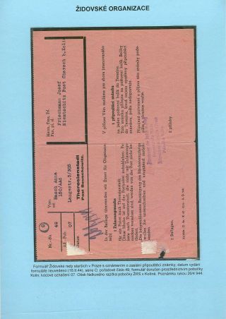 PERZEKUCE ŽIDOVSKÉHO NÁRODA V PROTEKTORÁTU ČECHY A MORAVA A GHETO TEREZÍN V POŠTOVNÍCH DOKUMENTECH – list 28