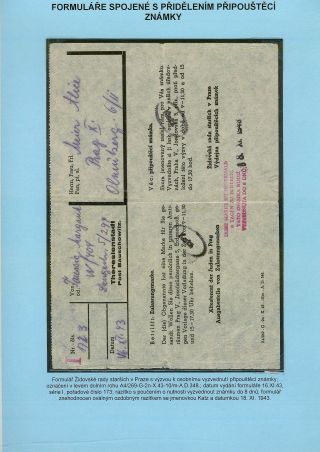 PERZEKUCE ŽIDOVSKÉHO NÁRODA V PROTEKTORÁTU ČECHY A MORAVA A GHETO TEREZÍN V POŠTOVNÍCH DOKUMENTECH – list 87