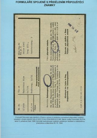 PERZEKUCE ŽIDOVSKÉHO NÁRODA V PROTEKTORÁTU ČECHY A MORAVA A GHETO TEREZÍN V POŠTOVNÍCH DOKUMENTECH – list 88