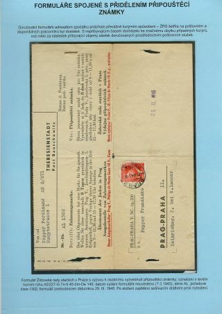 PERZEKUCE ŽIDOVSKÉHO NÁRODA V PROTEKTORÁTU ČECHY A MORAVA A GHETO TEREZÍN V POŠTOVNÍCH DOKUMENTECH – list 91