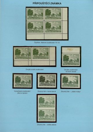 PERSECUTION OF JEWISH PEOPLE IN PROTECTORATE BOHEMIA AND MORAVIA AND GHETTO TEREZIN (THERESIENSTADT) IN POSTAL DOCUMENTS – sheet 101