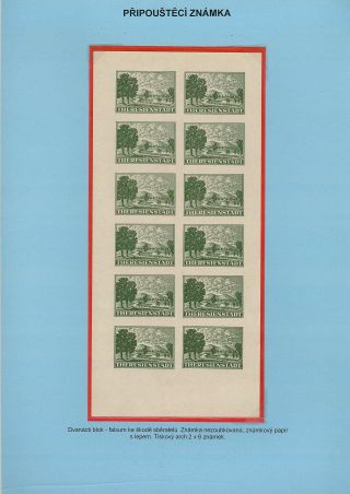 PERSECUTION OF JEWISH PEOPLE IN PROTECTORATE BOHEMIA AND MORAVIA AND GHETTO TEREZIN (THERESIENSTADT) IN POSTAL DOCUMENTS – sheet 104