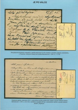 PERZEKUCE ŽIDOVSKÉHO NÁRODA V PROTEKTORÁTU ČECHY A MORAVA A GHETO TEREZÍN V POŠTOVNÍCH DOKUMENTECH – list 154